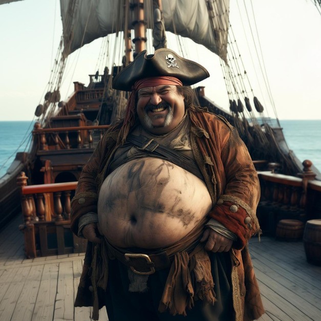 "Pieces of Eight... More like Pieces of Cake!" - Fat Pirate Speaks Out for Marginalized Marauders