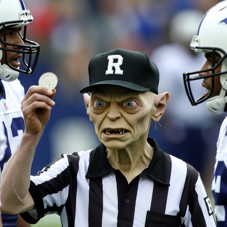 Odd Looking Ref Warns Teams Against False Starts, "Tricksy" Starts